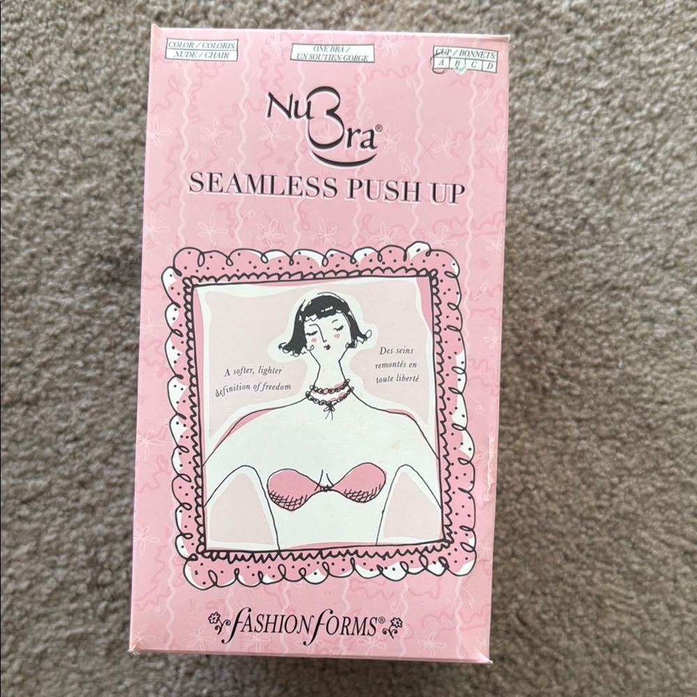 Fashion Forms NuBra Seamless Push Up in Pink